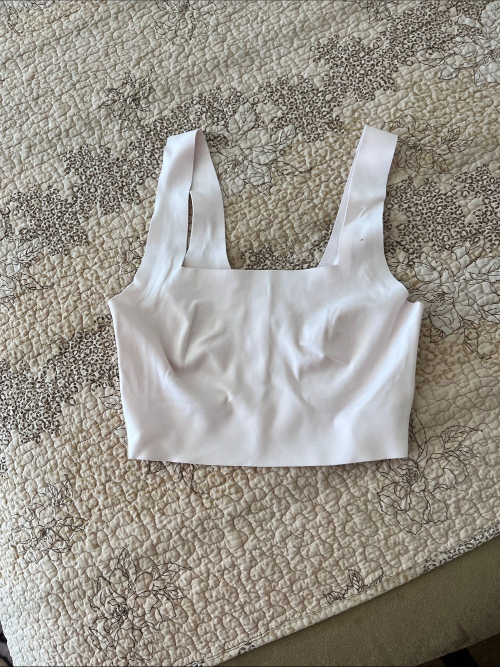 Joyspun Women’s Wire-Free Bonded Longline Square Neck Bra